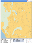 Laguna Niguel Wall Map Basic Style